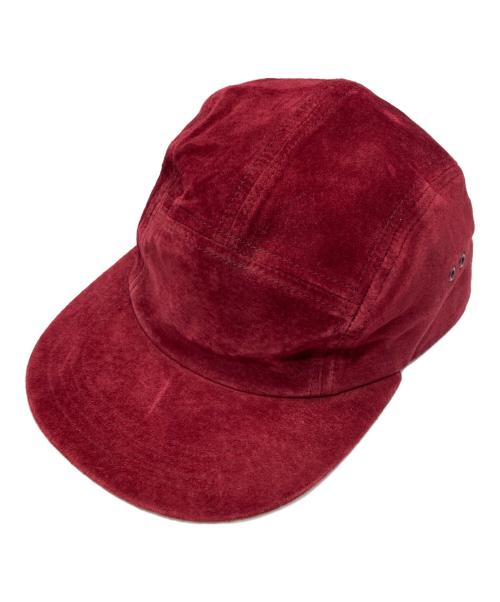 HENDER SCHEME（エンダースキーマ）Hender Scheme (エンダースキーマ) pig jet cap /レザー ジェットキャップ ボルドーの古着・服飾アイテム