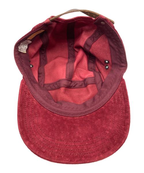 HENDER SCHEME（エンダースキーマ）Hender Scheme (エンダースキーマ) pig jet cap /レザー ジェットキャップ ボルドーの古着・服飾アイテム