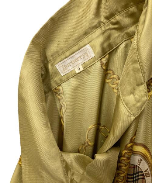 Burberry's（バーバリーズ）Burberry's (バーバリーズ) 時計・チェーン柄シャツ グリーン サイズ:9の古着・服飾アイテム