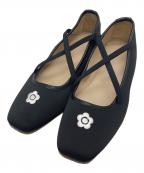 MARY QUANT×PUBLUXマリークヮント×パブリュクス）の古着「バレエシューズ」｜ブラック