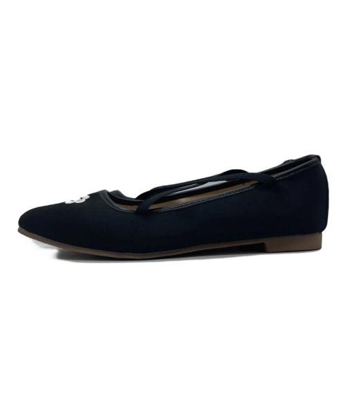 MARY QUANT（マリークヮント）MARY QUANT (マリークヮント) PUBLUX (パブリュクス) バレエシューズ ブラック サイズ:24.5の古着・服飾アイテム