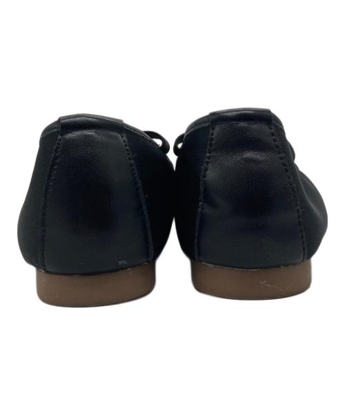 MARY QUANT（マリークヮント）MARY QUANT (マリークヮント) PUBLUX (パブリュクス) バレエシューズ ブラック サイズ:24.5の古着・服飾アイテム