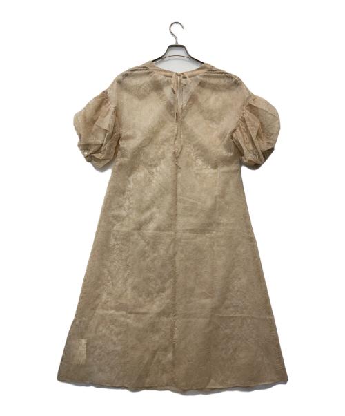 acka（エーシーケーエー）Acka (エーシーケーエー) sheer loose one-piece ベージュ サイズ:M 未使用品の古着・服飾アイテム