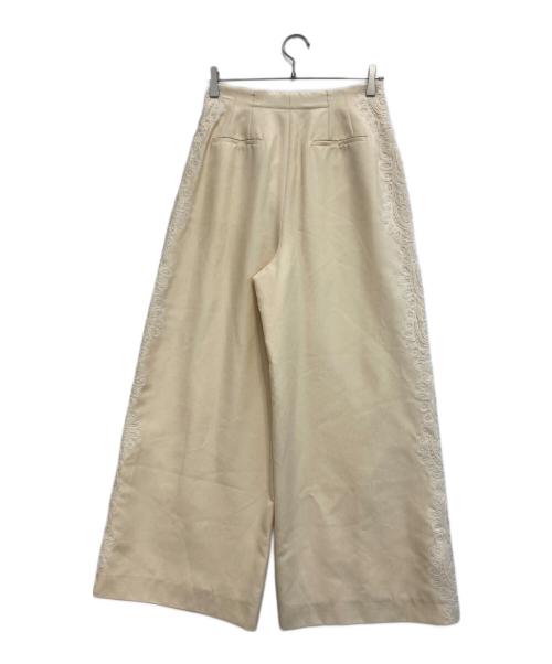 CELFORD（セルフォード）CELFORD (セルフォード) 26SS【洗える】サイドレースラインパンツ ベージュ サイズ:38 未使用品の古着・服飾アイテム