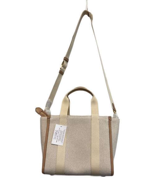 Kate Spade（ケイトスペード）Kate Spade (ケイトスペード) キップ キャンバス スモール トート アイボリーの古着・服飾アイテム