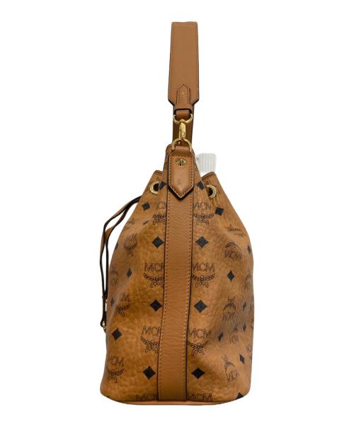 MCM（エムシーエム）MCM (エムシーエム) ヴィセトス 巾着 ワンショルダーバッグ ブラウンの古着・服飾アイテム