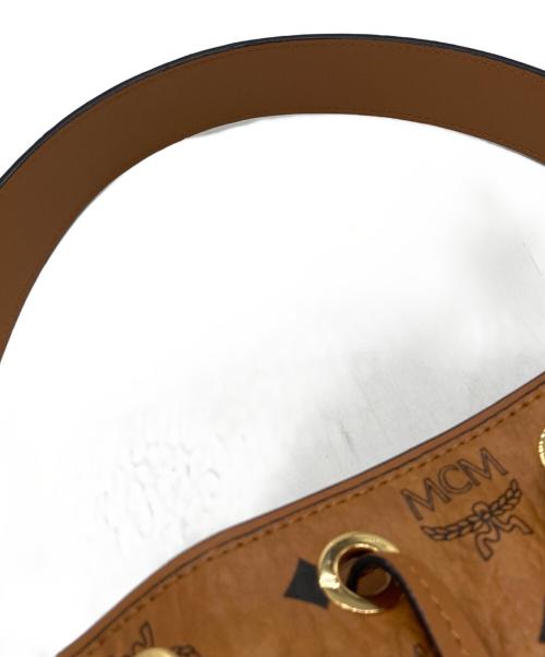 MCM（エムシーエム）MCM (エムシーエム) ヴィセトス 巾着 ワンショルダーバッグ ブラウンの古着・服飾アイテム