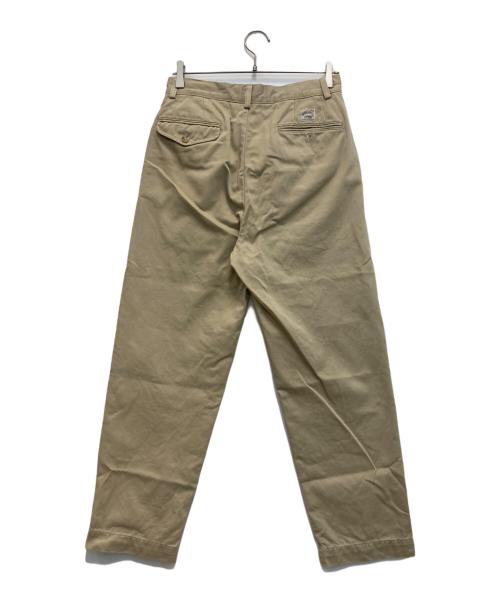 POLO RALPH LAUREN（ポロ・ラルフローレン）POLO RALPH LAUREN (ポロ・ラルフローレン) Whitman リラックスフィットプリーテッドチノパンツ ベージュ サイズ:W28の古着・服飾アイテム