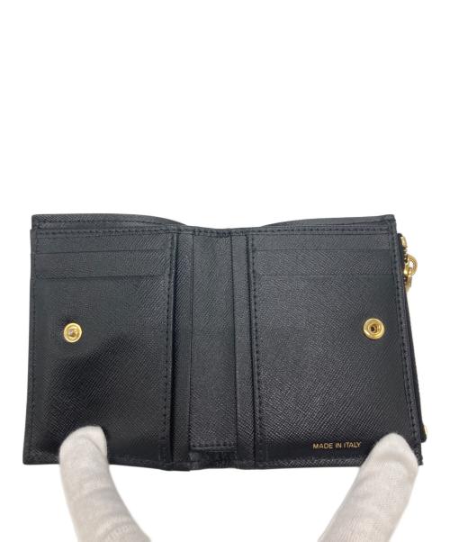 MARNI（マルニ）MARNI (マルニ) サフィアーノレザー製 二つ折り財布 ブラックの古着・服飾アイテム