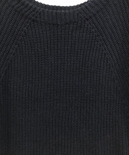 MUSE de Deuxieme Classe（ミューズ ドゥーズィエム クラス）MUSE de Deuxieme Classe (ミューズ ドゥーズィエム クラス) Lily Linen アゼ プルオーバー/シルク・リネンニット ネイビー サイズ:記載無しの古着・服飾アイテム