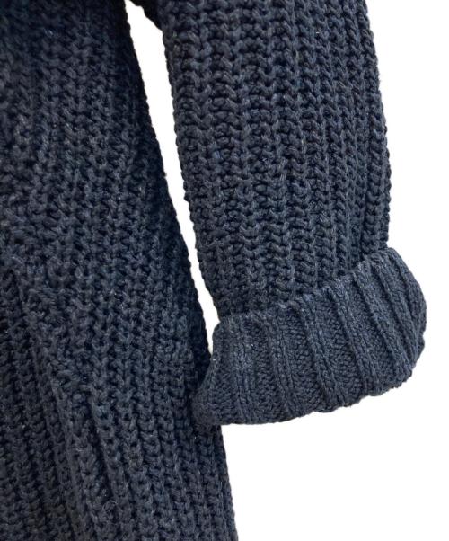 MUSE de Deuxieme Classe（ミューズ ドゥーズィエム クラス）MUSE de Deuxieme Classe (ミューズ ドゥーズィエム クラス) Lily Linen アゼ プルオーバー/シルク・リネンニット ネイビー サイズ:記載無しの古着・服飾アイテム
