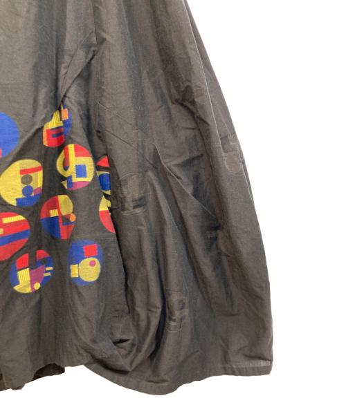慈雨（ジウ）慈雨 (ジウ) 刺繍バルーンスカート ブラウン サイズ:40の古着・服飾アイテム