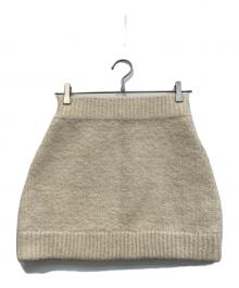THE TOE（ザ・トゥー）の古着「loannina skirt/ニットスカート」｜アイボリー