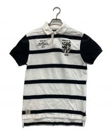 POLO RALPH LAUREN（ポロ・ラルフローレン）の古着「ポロシャツ」｜ホワイト×ブラック
