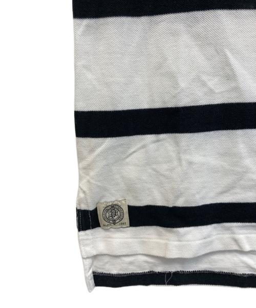 POLO RALPH LAUREN（ポロ・ラルフローレン）POLO RALPH LAUREN (ポロ・ラルフローレン) ポロシャツ ホワイト×ブラック サイズ:Sの古着・服飾アイテム