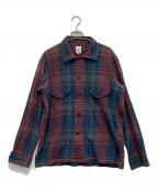 South2 West8サウスツー ウエストエイト）の古着「ネルシャツ」｜ブルー×レッド
