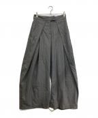 ZARAザラ）の古着「26SS ZW COLLECTION ワイドレッグパンツ」｜グレー