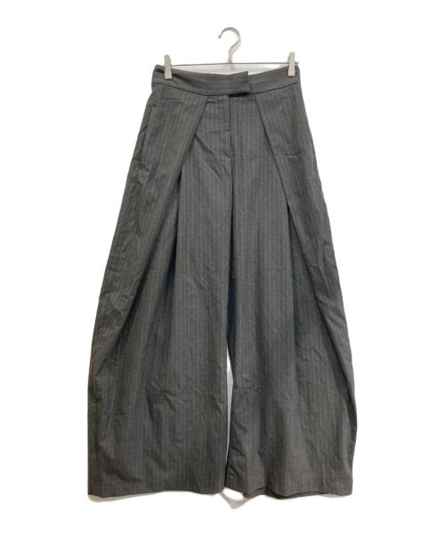 ZARA（ザラ）ZARA (ザラ) 26SS ZW COLLECTION ワイドレッグパンツ グレー サイズ:S 未使用品の古着・服飾アイテム
