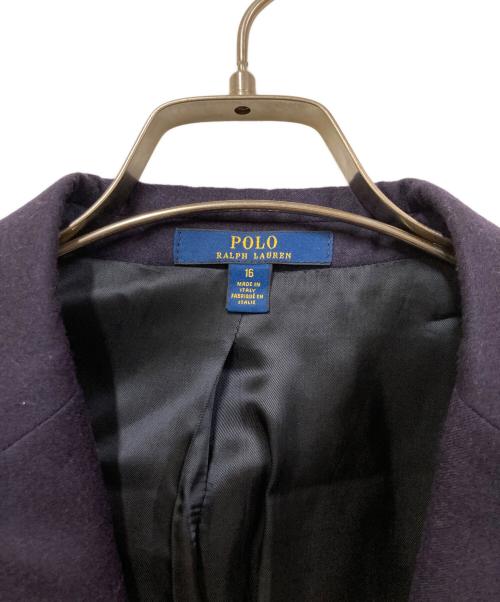 POLO RALPH LAUREN（ポロ・ラルフローレン）POLO RALPH LAUREN (ポロ・ラルフローレン) 金釦ブレザー パープルネイビー サイズ:16（キッズ規格）の古着・服飾アイテム