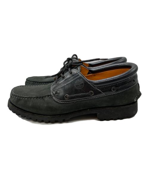 Timberland（ティンバーランド）Timberland (ティンバーランド) AUTHENTICS 3EYE CLASSIC デッキシューズ オールブラック サイズ:27の古着・服飾アイテム