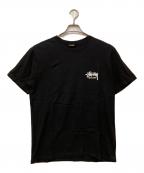 stussyステューシー）の古着「カーネーションＴシャツ」｜ブラック