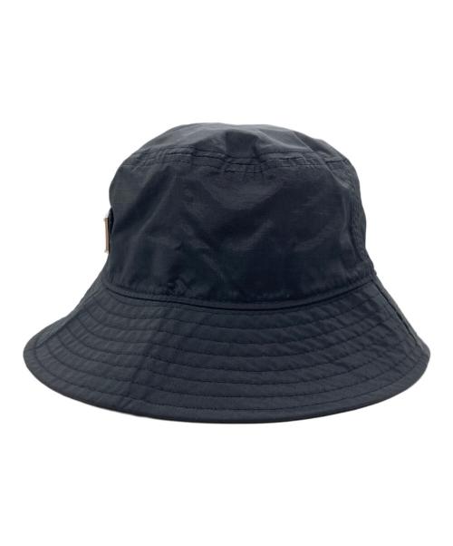 Acne studios（アクネ ストゥディオズ）ACNE STUDIOS (アクネ ストゥディオズ) フェイスロゴプレートバケットハット ブラックの古着・服飾アイテム