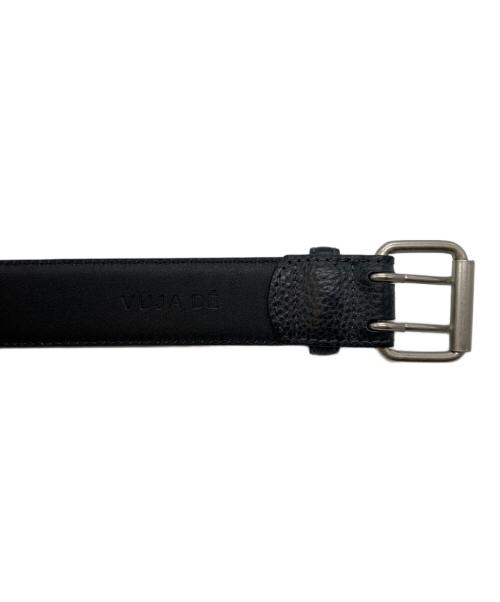Vuja De（ヴジャデ）VUJA DE (ヴジャデ) Rell Two Prong Belt ブラックの古着・服飾アイテム