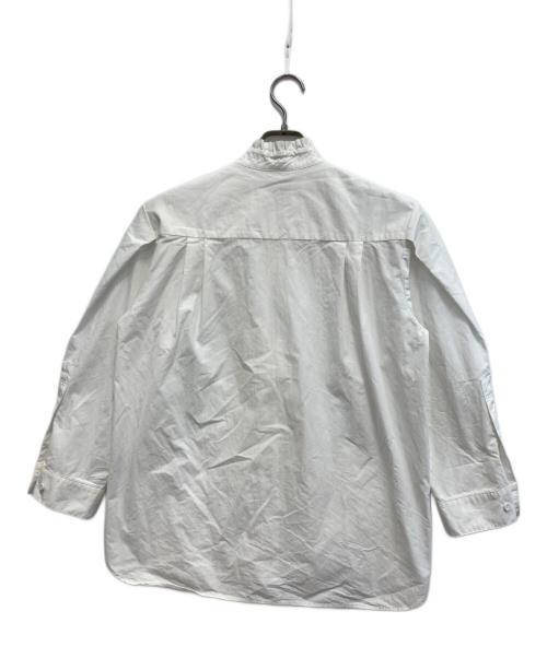 YONFA（ヨンファ）YONFA (ヨンファ) フリルカラーブラウス ホワイト サイズ:ＦＲＥＥの古着・服飾アイテム