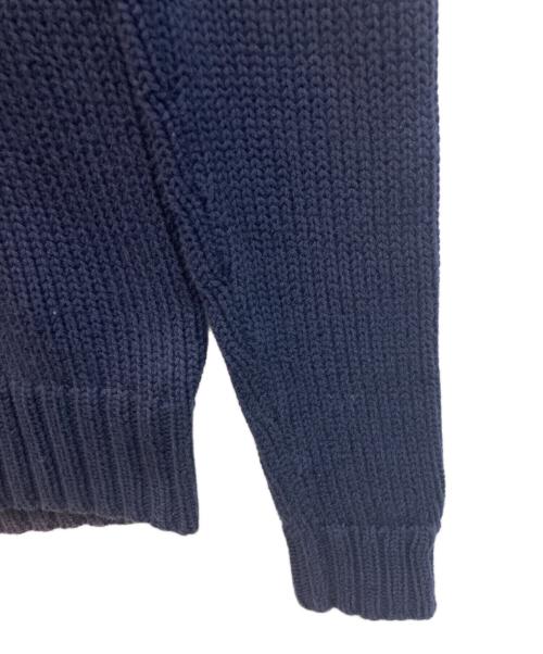 POLO RALPH LAUREN（ポロ・ラルフローレン）POLO RALPH LAUREN (ポロ・ラルフローレン) 星条旗 コットンクルーニット ネイビー サイズ:XSの古着・服飾アイテム