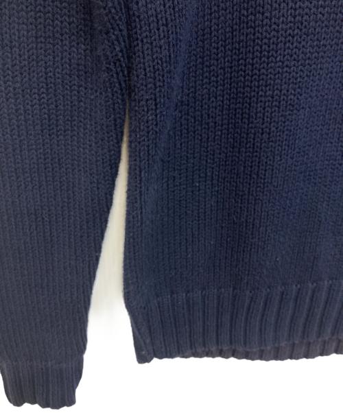 POLO RALPH LAUREN（ポロ・ラルフローレン）POLO RALPH LAUREN (ポロ・ラルフローレン) 星条旗 コットンクルーニット ネイビー サイズ:XSの古着・服飾アイテム