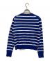 POLO RALPH LAUREN (ポロ・ラルフローレン) ストライプド コットンブレンドカーディガン ブルー×ホワイト サイズ:S：7000円