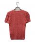 POLO RALPH LAUREN (ポロ・ラルフローレン) Cotton Cable Short -Sleeve Sweater  /コットンケーブルニット ピンク サイズ:XS：12000円