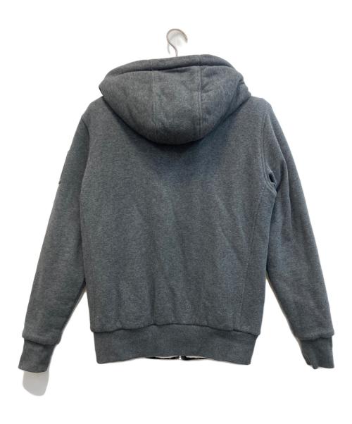 MOOSE KNUCKLES（ムース ナックルズ）MOOSE KNUCKLES (ムース ナックルズ) 裏ボアジップパーカー グレー サイズ:Sの古着・服飾アイテム