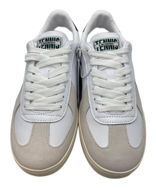 LACOSTE（ラコステ）LACOSTE (ラコステ) BASESHOT PRO クラシックコートスニーカー ホワイト サイズ:24 未使用品の古着・服飾アイテム