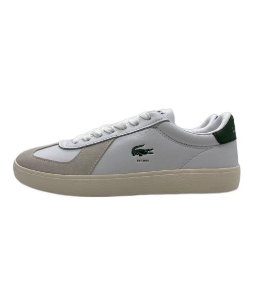 LACOSTE（ラコステ）LACOSTE (ラコステ) BASESHOT PRO クラシックコートスニーカー ホワイト サイズ:24 未使用品の古着・服飾アイテム