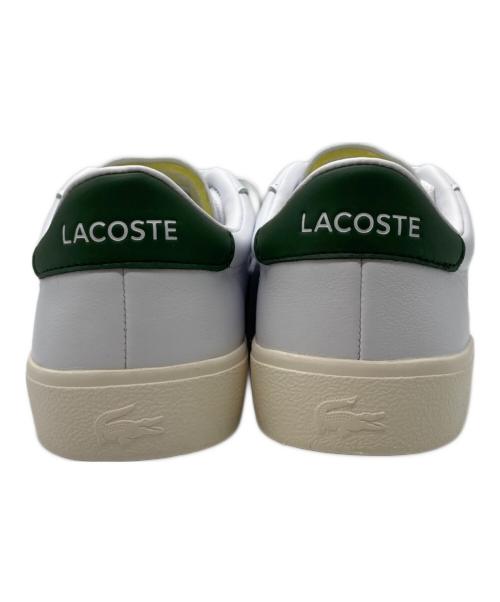 LACOSTE（ラコステ）LACOSTE (ラコステ) BASESHOT PRO クラシックコートスニーカー ホワイト サイズ:24 未使用品の古着・服飾アイテム