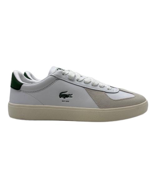 LACOSTE（ラコステ）LACOSTE (ラコステ) BASESHOT PRO クラシックコートスニーカー ホワイト サイズ:24 未使用品の古着・服飾アイテム