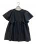 DANSKIN（ダンスキン）の古着「フレアスリーブTEEブラウス（FLARE SLEEVE TEE）」｜ブラック
