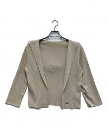 FOXEY（フォクシー）の古着「Cardigan Relax Houdie」｜ベージュ