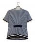 MONCLER (モンクレール) ストライプカットソー ホワイト×ネイビー サイズ:ＸＳ：8000円