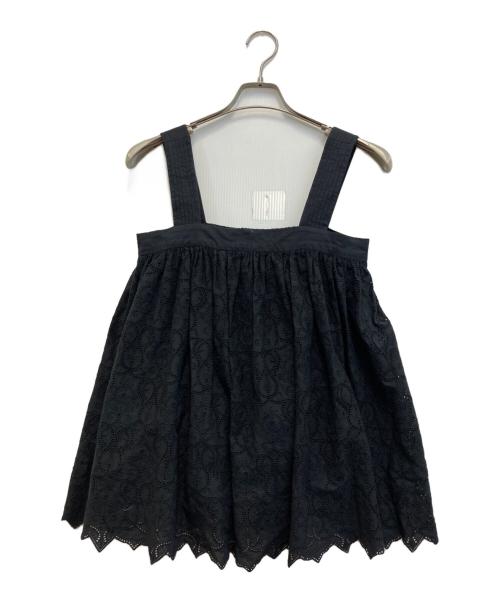 allureville（アルアバイル）allureville (アルアバイル) シフリー刺繍ブラウス ブラック サイズ:2の古着・服飾アイテム