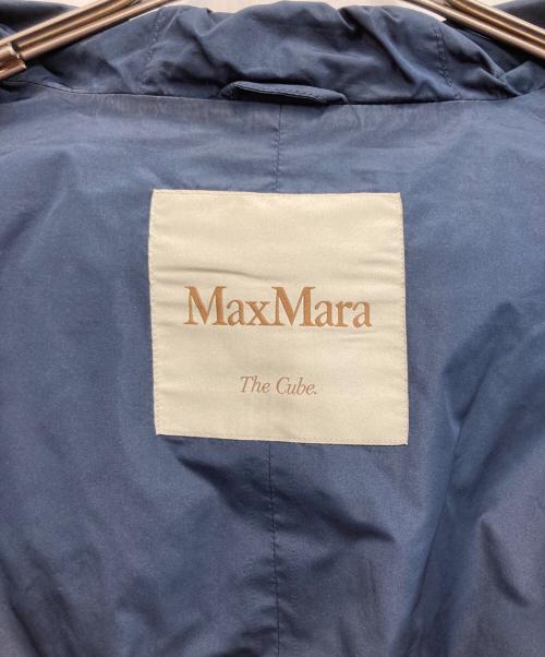 MaxMara（マックスマーラ）MaxMara (マックスマーラ) The Cube ジップアップ ナイロン フード ジャケット ネイビー サイズ:32の古着・服飾アイテム
