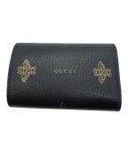GUCCIグッチ）の古着「Bee Star 6連キーケース」｜ブラック