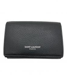 Saint Laurent Paris（サンローランパリ）の古着「タイニーウォレット」｜ブラック