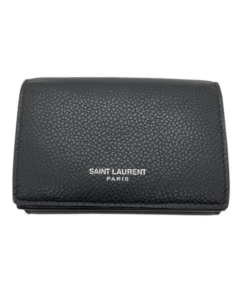 Saint Laurent Paris（サンローランパリ）Saint Laurent Paris (サンローランパリ) タイニーウォレット ブラックの古着・服飾アイテム