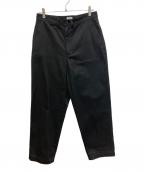 RADIALLラディアル）の古着「CNQ MOTOWN - WIDE TAPERED FIT PANTS」｜ブラック