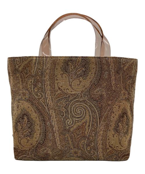 ETRO（エトロ）ETRO (エトロ) ペイズリーハンドバッグ ブラウンの古着・服飾アイテム