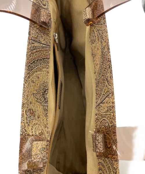 ETRO（エトロ）ETRO (エトロ) ペイズリーハンドバッグ ブラウンの古着・服飾アイテム