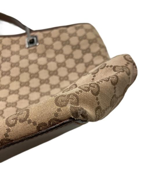GUCCI（グッチ）GUCCI (グッチ) GGキャンバス トートバッグ ベージュの古着・服飾アイテム