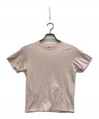 AURALEEオーラリー）の古着「コットン ジャージー Tシャツ」｜ピンク
